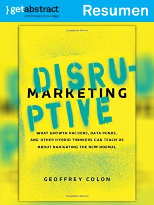 cover image of Marketing disruptivo (resumen)